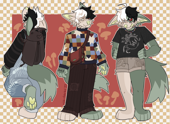 UNSHADED plantigrade anthro